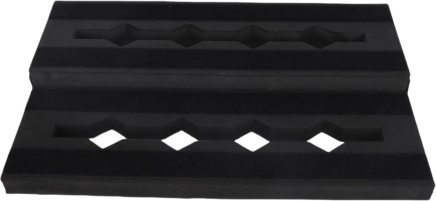 برد پدال گیتار شیکریس، برد پدال افکت ماژولار ضد لغزش EVA برای 6-10 پدال، طراحی سبک وزن برای نوازندگان فضای باز