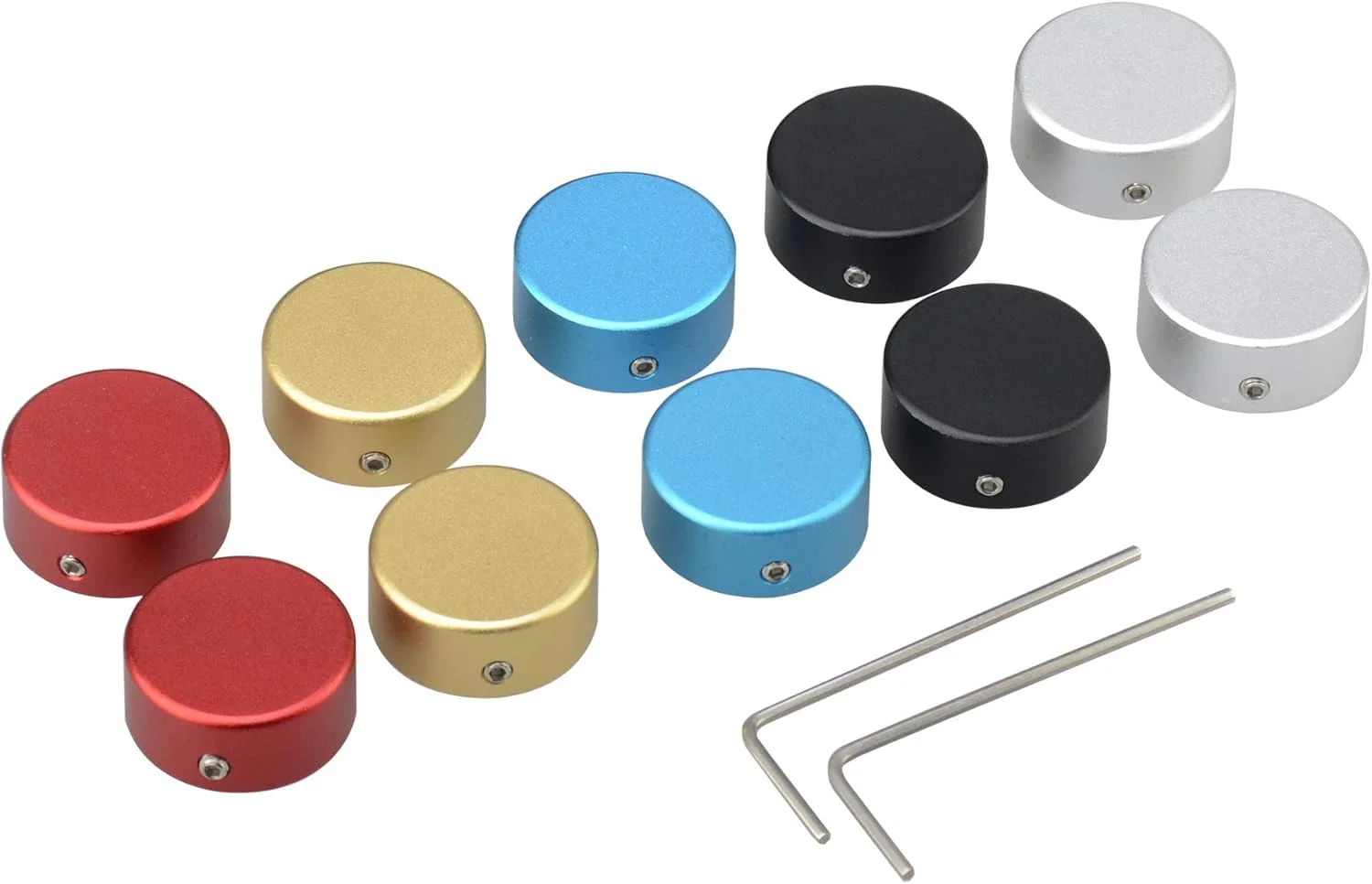 روکش پدال فوت سوییچ با 3 پیچ، کلاهک پدال افکت گیتار، 10 عدد