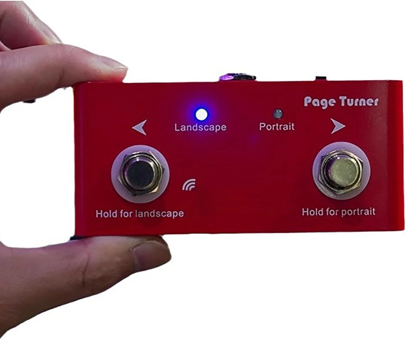 پدال ورق زن بلوتوثی قابل شارژ بی سیم برای نت موسیقی پدال ورق زن بلوتوثی قابل شارژ بی سیم برای نت موسیقی