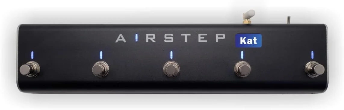 پدال پایی XSONIC Airstep Kat EX، KATANA Gen3، MkII و MkI، دارای 3 حالت کنترل، تغییر نوع افکت، 2 ورودی پدال اکسپرشن، تغییر صدای آمپ با برنامه BTS برای iOS و Android