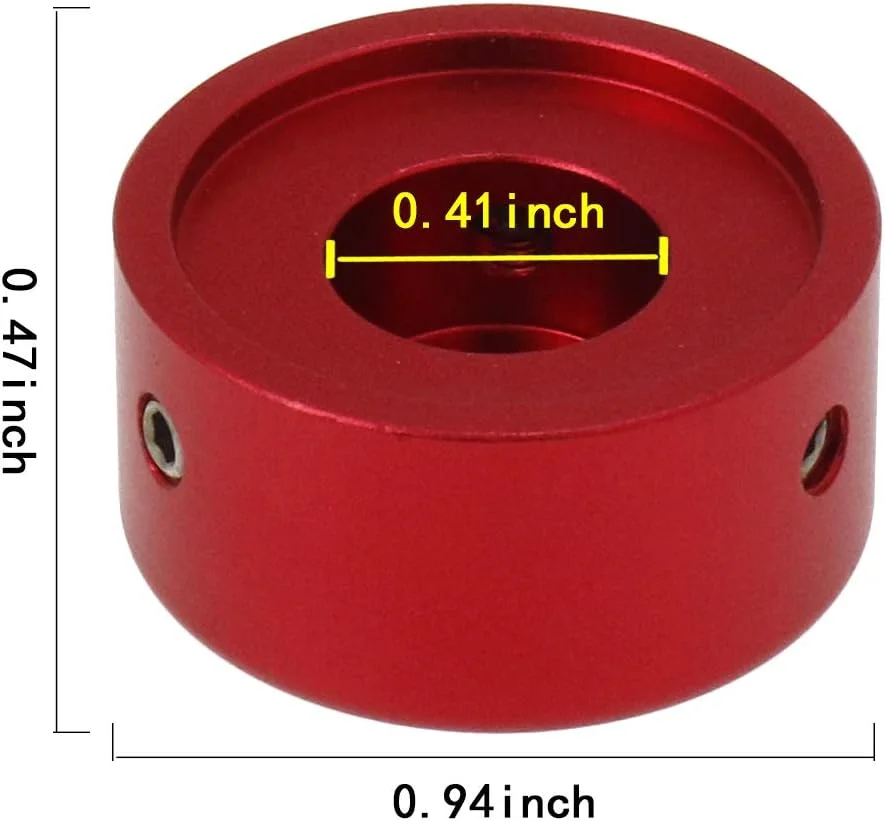 روکش پدال افکت گیتار Bitray، آلیاژ آلومینیوم، همراه با آچار، قرمز - 2 عدد