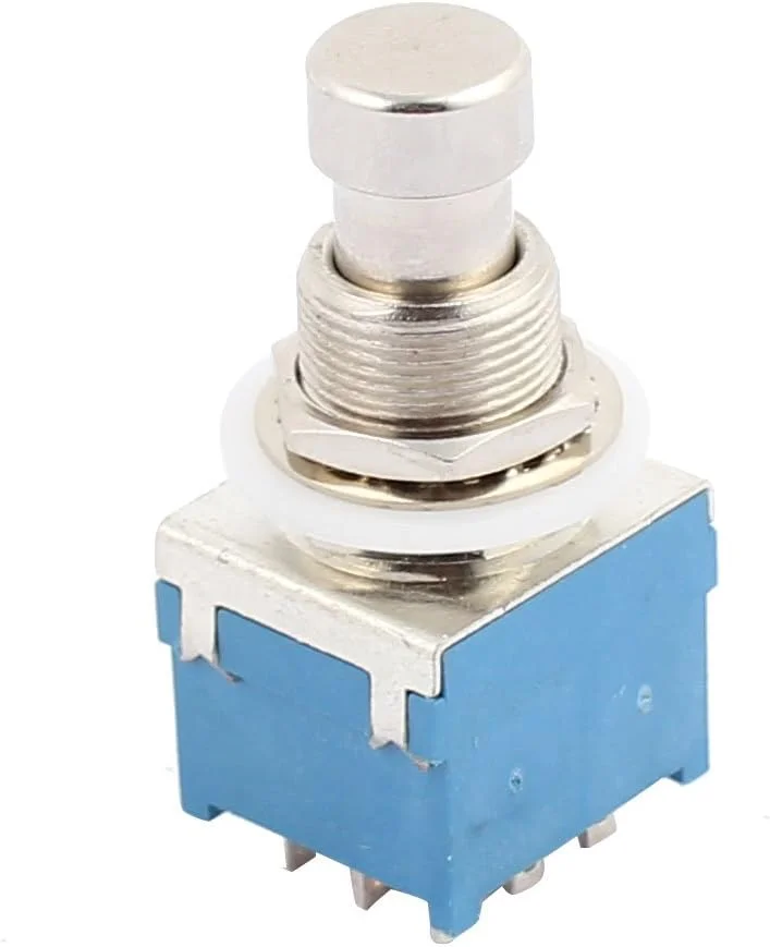 سوئیچ پدالی افکت گیتار الکتریکی 9 ترمینالی 3PDT (کنترل الکتریکی) بای‌پس واقعی