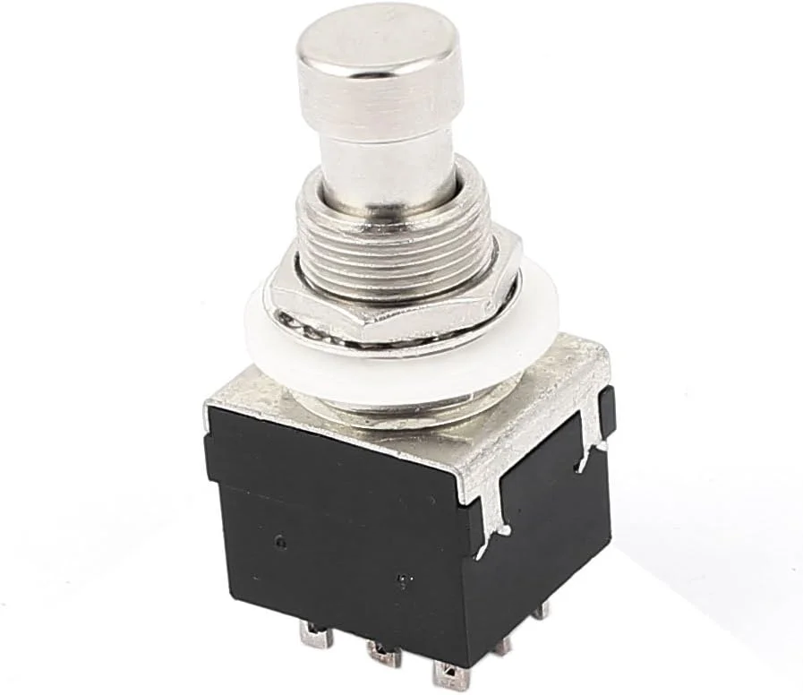 جعبه پدال استامپ (کنترل الکتریکی) دکمه فشاری 3PDT برای افکت گیتار