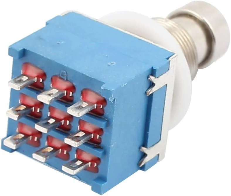 سوئیچ پدالی افکت گیتار الکتریکی 9 ترمینالی 3PDT (کنترل الکتریکی) بایپس واقعی سوئیچ پدالی افکت گیتار الکتریکی 9 ترمینالی 3PDT (کنترل الکتریکی) بایپس واقعی