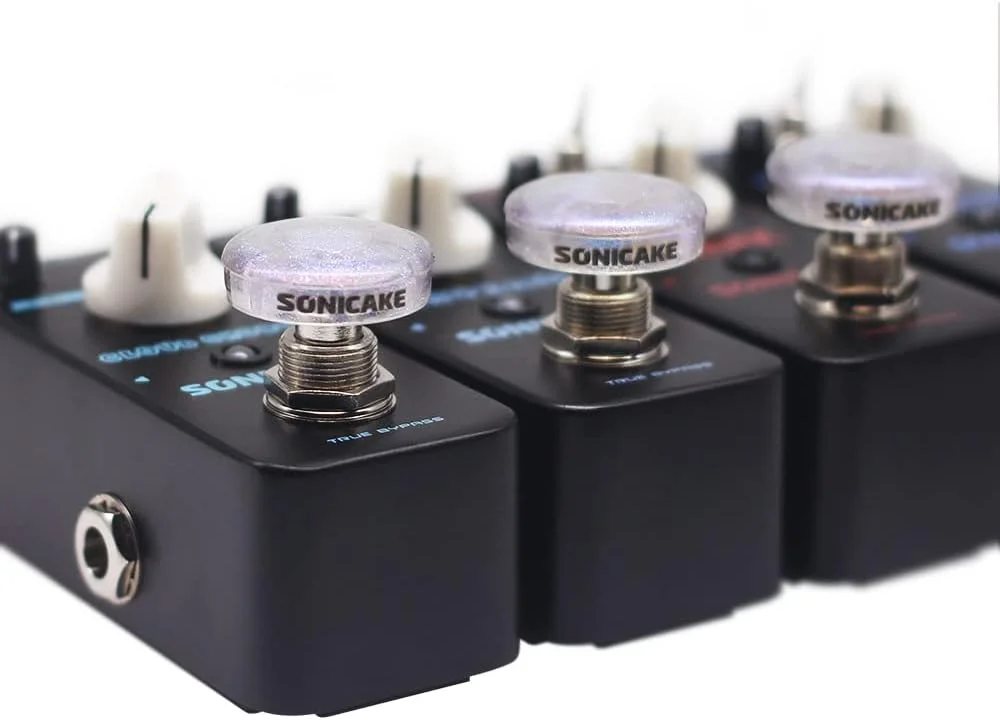 تاپر پدال افکت گیتار سونیک کیک، 20 عدد، شفاف، مناسب پدال های 10 میلی متری
