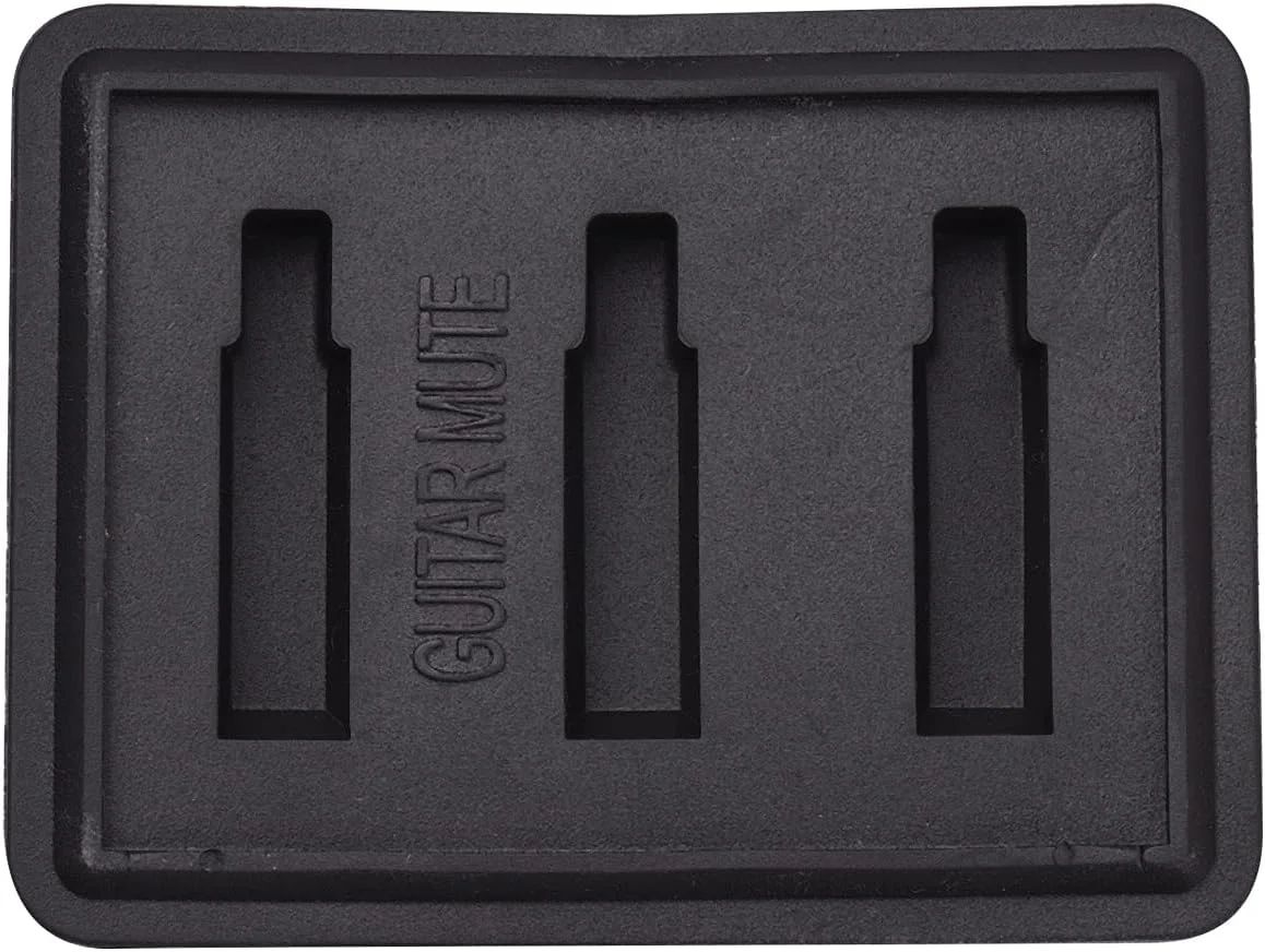 پد خفه کننده صدای گیتار سیلیکونی، ابزار جانبی تمرین گیتار برای گیتار آکوستیک/کلاسیک و یوکللی پد خفه کننده صدای گیتار سیلیکونی، ابزار جانبی تمرین گیتار برای گیتار آکوستیک/کلاسیک و یوکللی