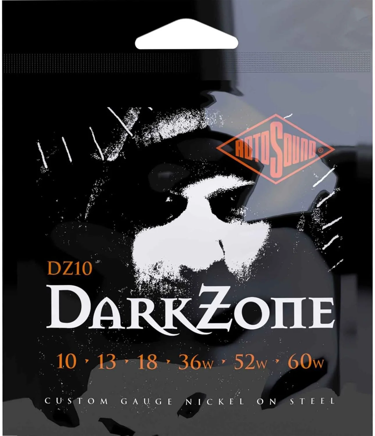 سیم های گیتار الکتریک روتوسوند روکش نیکل سری دارک زون DZ10 ضخامت 10-60