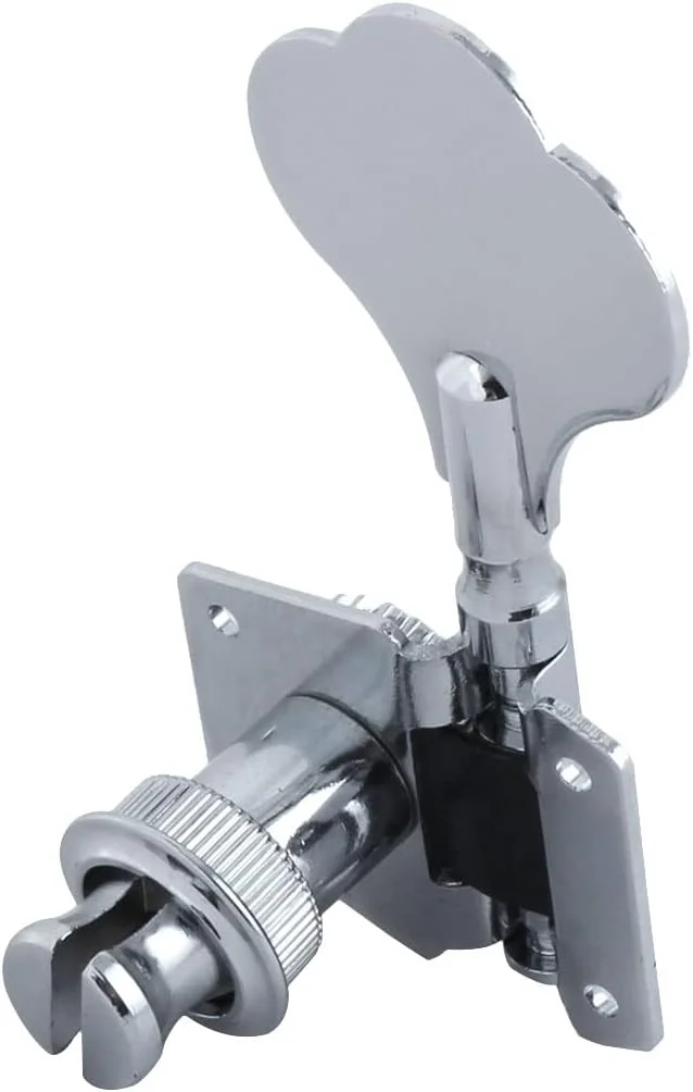 کوک گیتار باس الکتریکی فلزی، گوشی چپ گرد، رنگ نقره ای