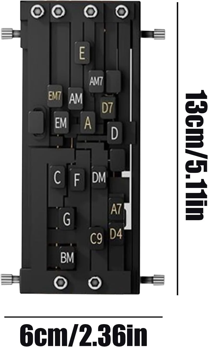 ابزار کمک آموزشی آکورد گیتار، ابزار تمرین قابل حمل گیتار، لوازم جانبی گیتار باس برای نوجوانان، مبتدیان، خانواده، دوستان، جوانان، نوازندگی آکوستیک