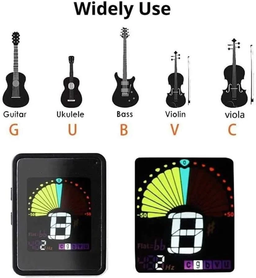 تیونر گیره ای گیتار، تیونر یوکللی، تیونر باس، تیونر ویولن، تیونینگ کروماتیک، لوازم جانبی آلات موسیقی تیونر گیره ای گیتار، تیونر یوکللی، تیونر باس، تیونر ویولن، تیونینگ کروماتیک، لوازم جانبی آلات موسیقی