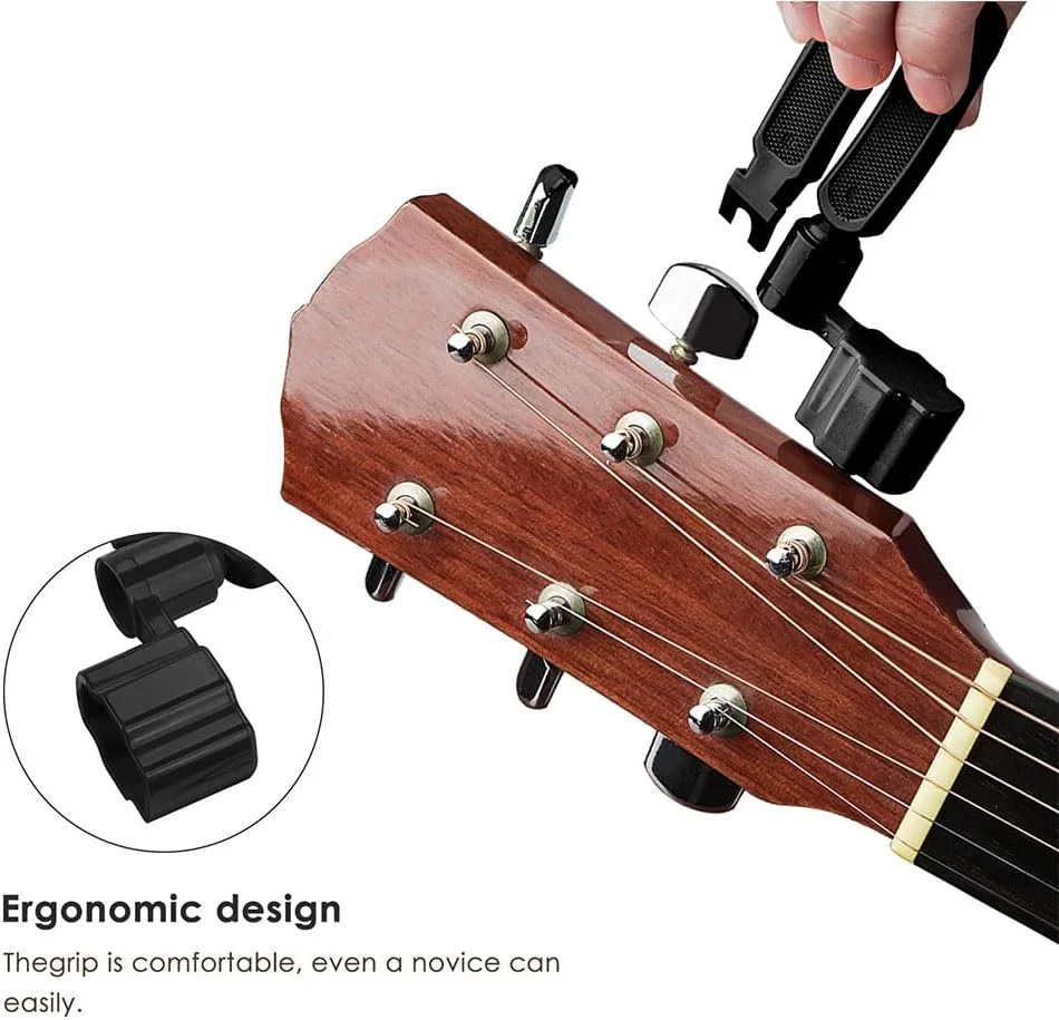 سیمپیچ و سیمچین گیتار 3 در 1 Goodern، پینکش بریج گیتار، کوککننده پدال سیم، ابزار چند منظوره تعمیر و تنظیم گیتار برای گیتار آکوستیک الکتریک، لوازم جانبی ساز، مشکی سیمپیچ و سیمچین گیتار 3 در 1 Goodern، پینکش بریج گیتار، کوککننده پدال سیم، ابزار چند منظوره تعمیر و تنظیم گیتار برای گیتار آکوستیک الکتریک، لوازم جانبی ساز، مشکی
