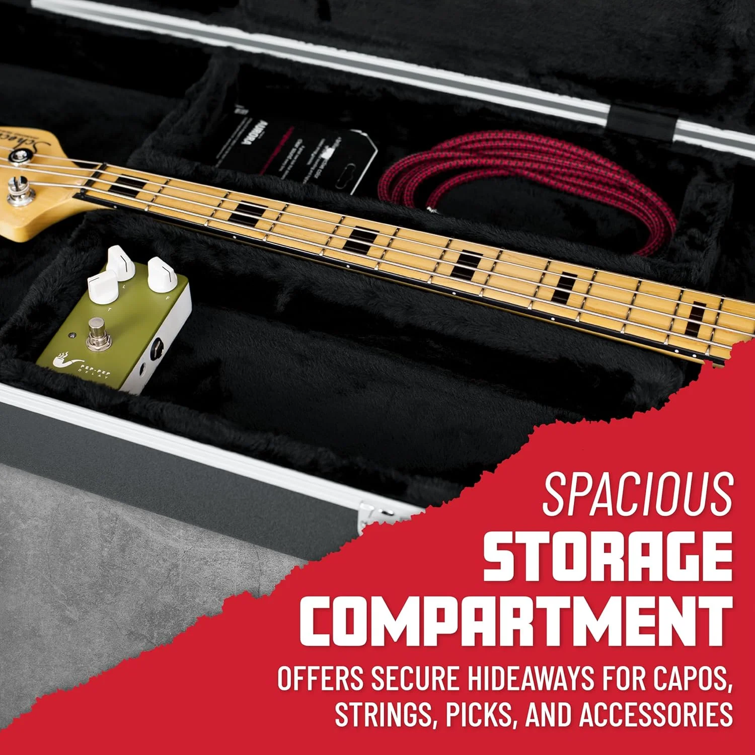 کیف ABS قالبگیری شده دلوکس گیتور کیسز برای گیتارهای باس؛ مناسب برای گیتارهای باس مدل Precision و Jazz (GC-BASS)، مشکی کیف ABS قالبگیری شده دلوکس گیتور کیسز برای گیتارهای باس؛ مناسب برای گیتارهای باس مدل Precision و Jazz (GC-BASS)، مشکی