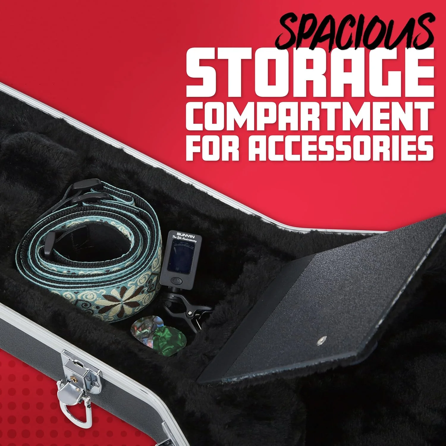 کیف ABS قالب‌گیری شده دلوکس گیتار آکوستیک کلاسیک گیتور کیسز (GC-CLASSIC)، مشکی