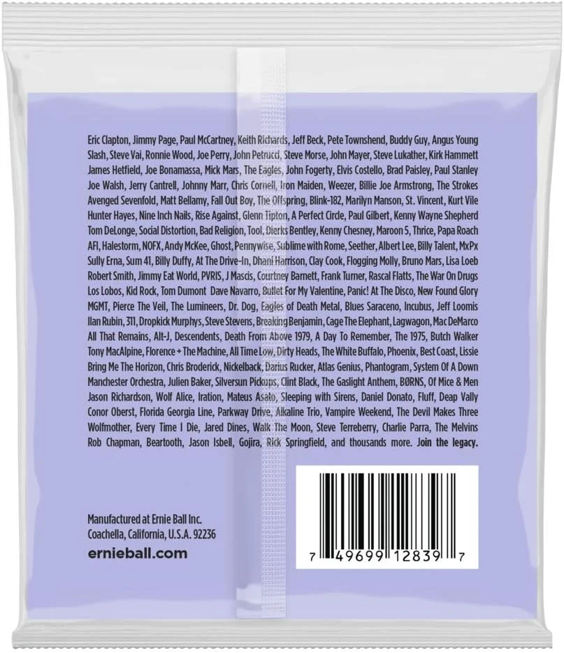 سیم گیتار باریتون ارنی بال با روکش نیکل، 013 -.072