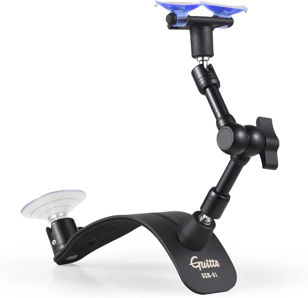 پایه نگهدارنده گیتار Domary، پایه استراحت پا، اتصال با مکش، آلومینیومی، پایه نگهدارنده پای گیتار حرفه ای، لوازم جانبی آلات موسیقی، پایه نگهدارنده پا تاشو و سبک وزن برای گیتار کلاسیک آکوستیک