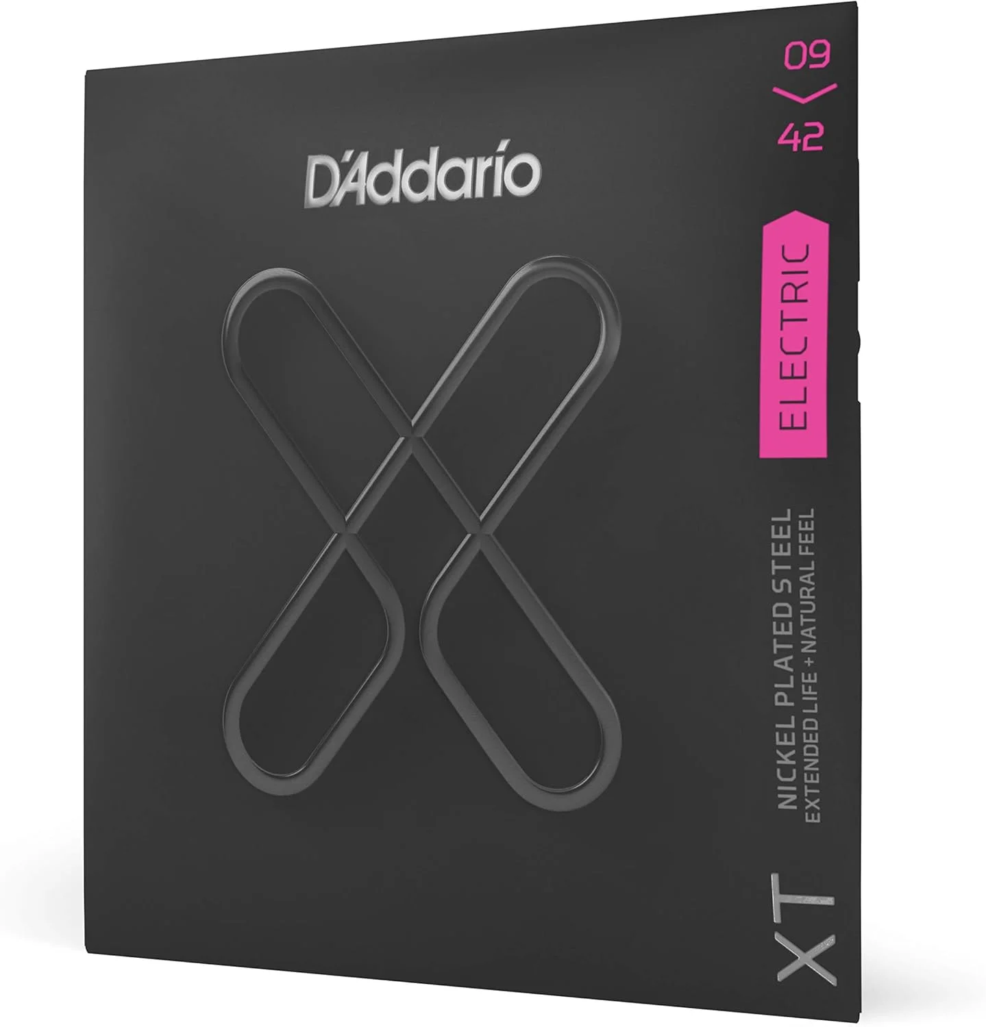 سیم گیتار D'Addario - سیم های گیتار الکتریک با روکش نیکل XT - XTE0942 - عمر طولانی تر سیم با لحن و احساس طبیعی - برای گیتارهای 6 سیم - 09-42 Super Light