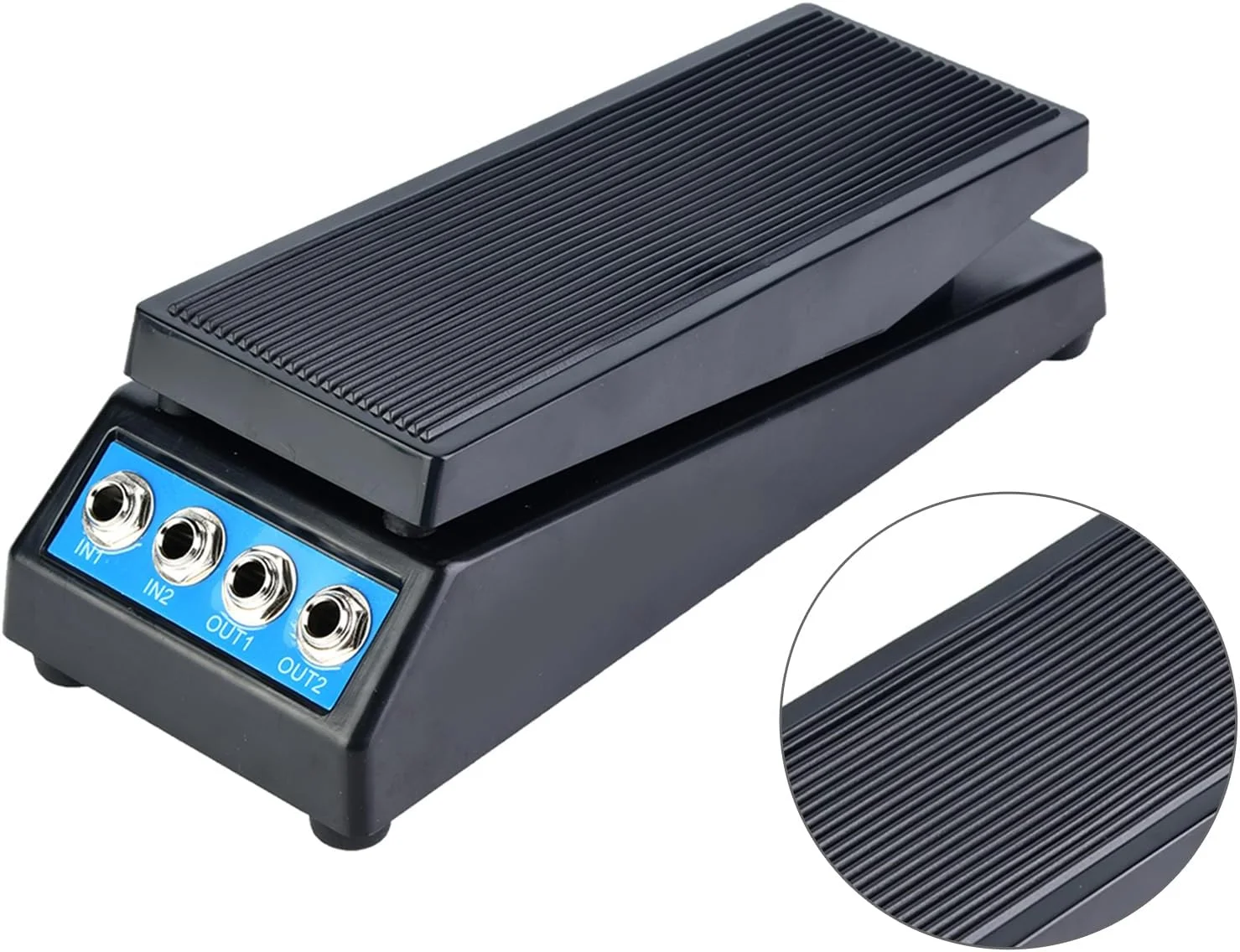 پدال ولوم استریو گیتار Cryfokt DF1511A با کانال های ورودی و خروجی دوتایی برای کنترل دقیق صدا برای نوازندگان گیتار و اجراهای گروهی پدال ولوم استریو گیتار Cryfokt DF1511A با کانال های ورودی و خروجی دوتایی برای کنترل دقیق صدا برای نوازندگان گیتار و اجراهای گروهی