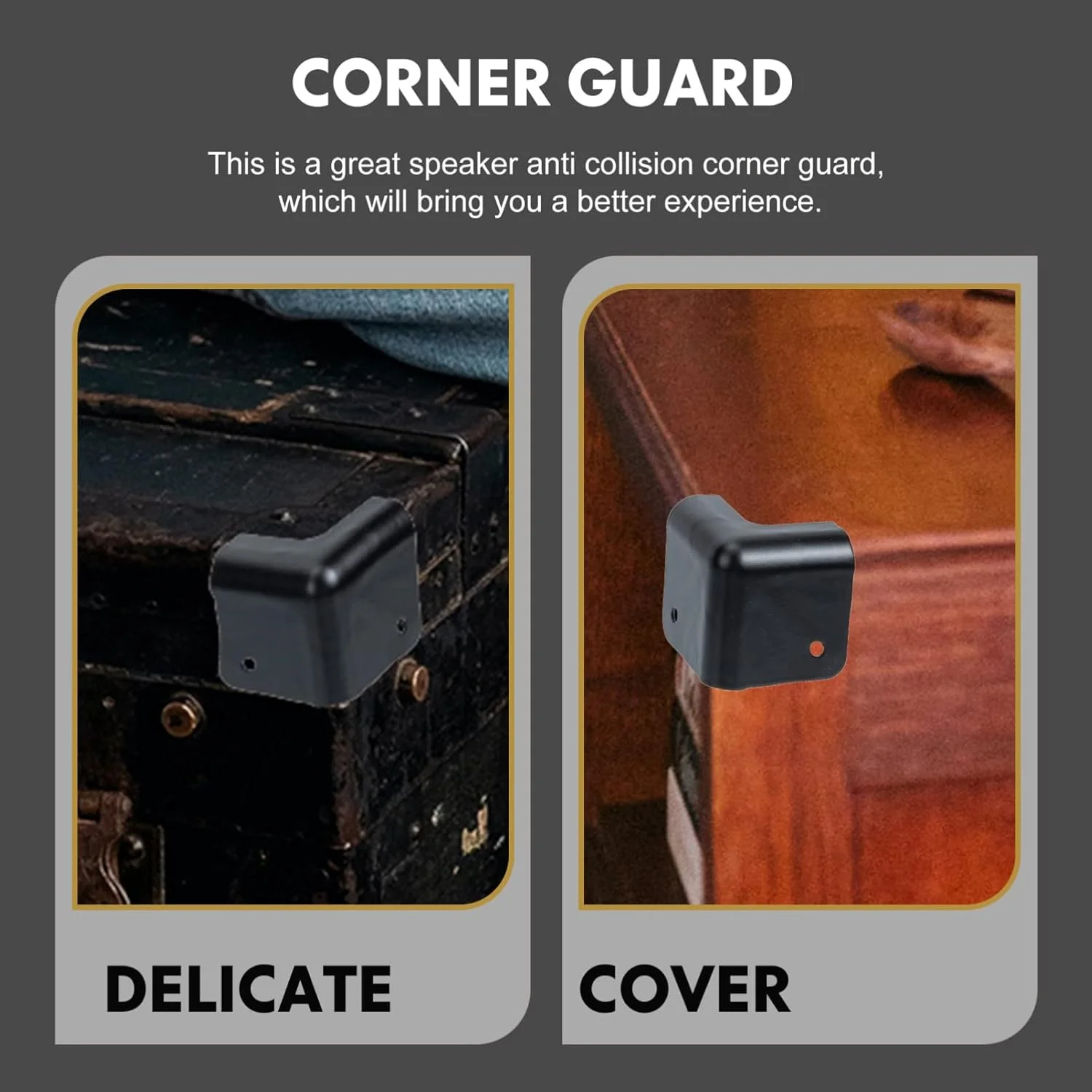 لوازم جانبی صوتی آمپلی فایر بلندگو 8 عدد محافظ گوشه زاویه راست کابینت آمپلی فایر گیتار، روکش گوشه بلندگو کابینت فلزی با پیچ، آمپلی فایر مبلمان کودکان لوازم جانبی صوتی آمپلی فایر بلندگو 8 عدد محافظ گوشه زاویه راست کابینت آمپلی فایر گیتار، روکش گوشه بلندگو کابینت فلزی با پیچ، آمپلی فایر مبلمان کودکان