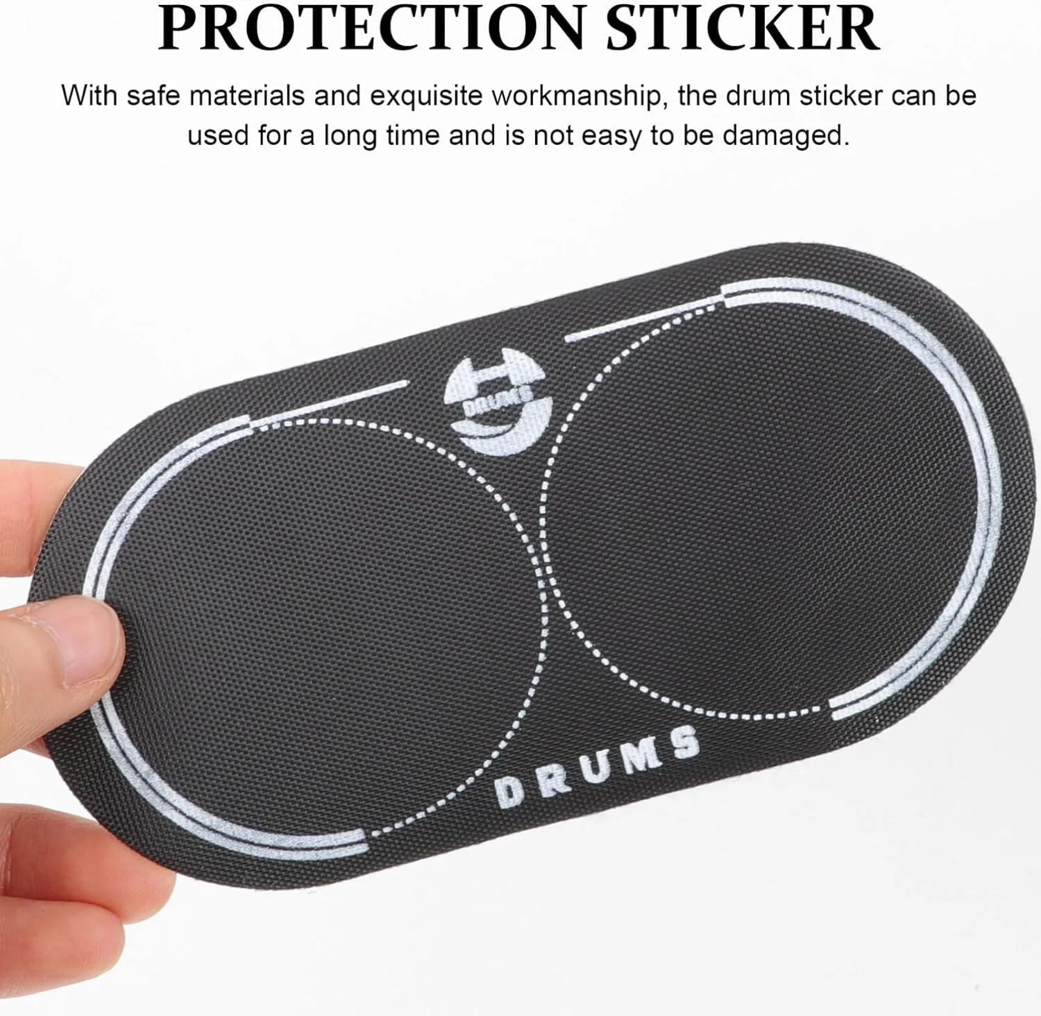 پد ضربه گیر پدال درام SUPVOX، 2 عدد، پد های درام زمینی، پیک گیتار، پد تقویت کننده درام، پدال دوبل باس، لوازم جانبی درام، محافظ