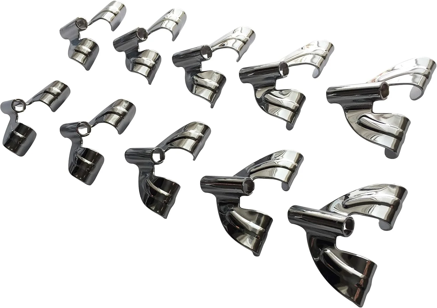 چنگک های درام باس پرکاشن (مدل پروانه ای قدیمی - بسته 20 عددی)