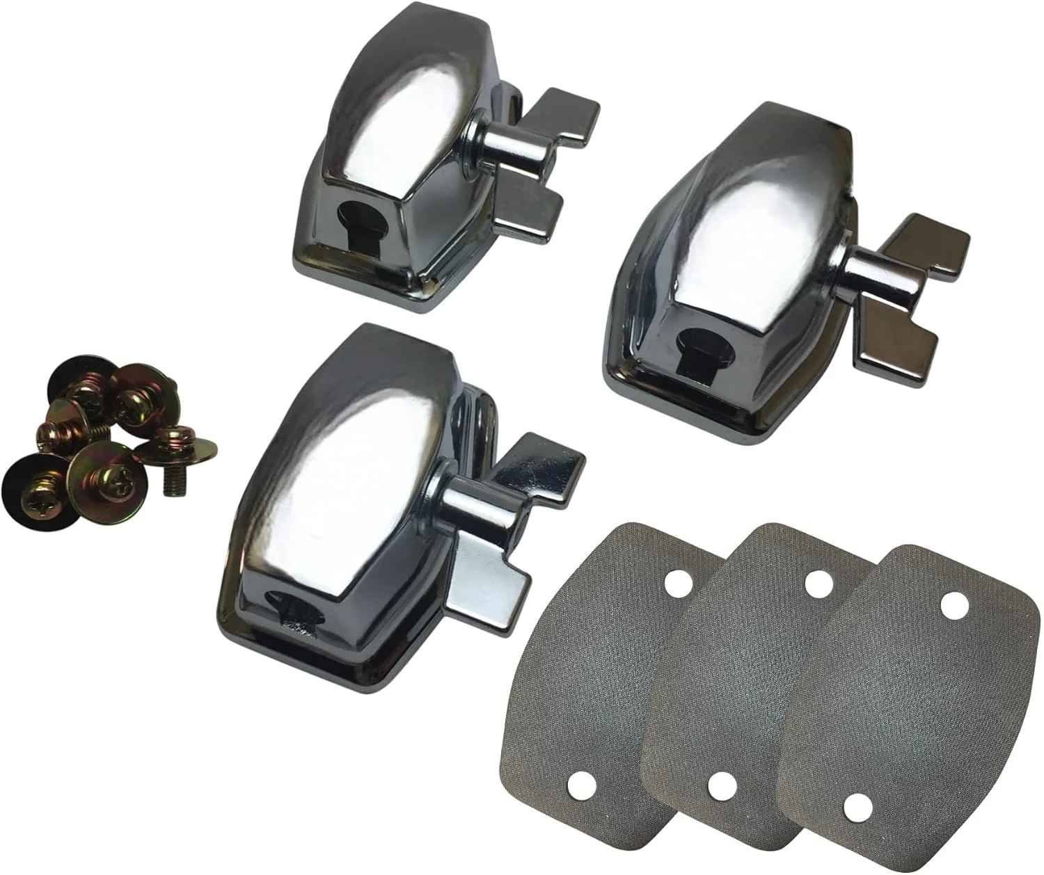 پایه اتصال پایه تام/پایه فلور (بسته 3 عددی، کروم)