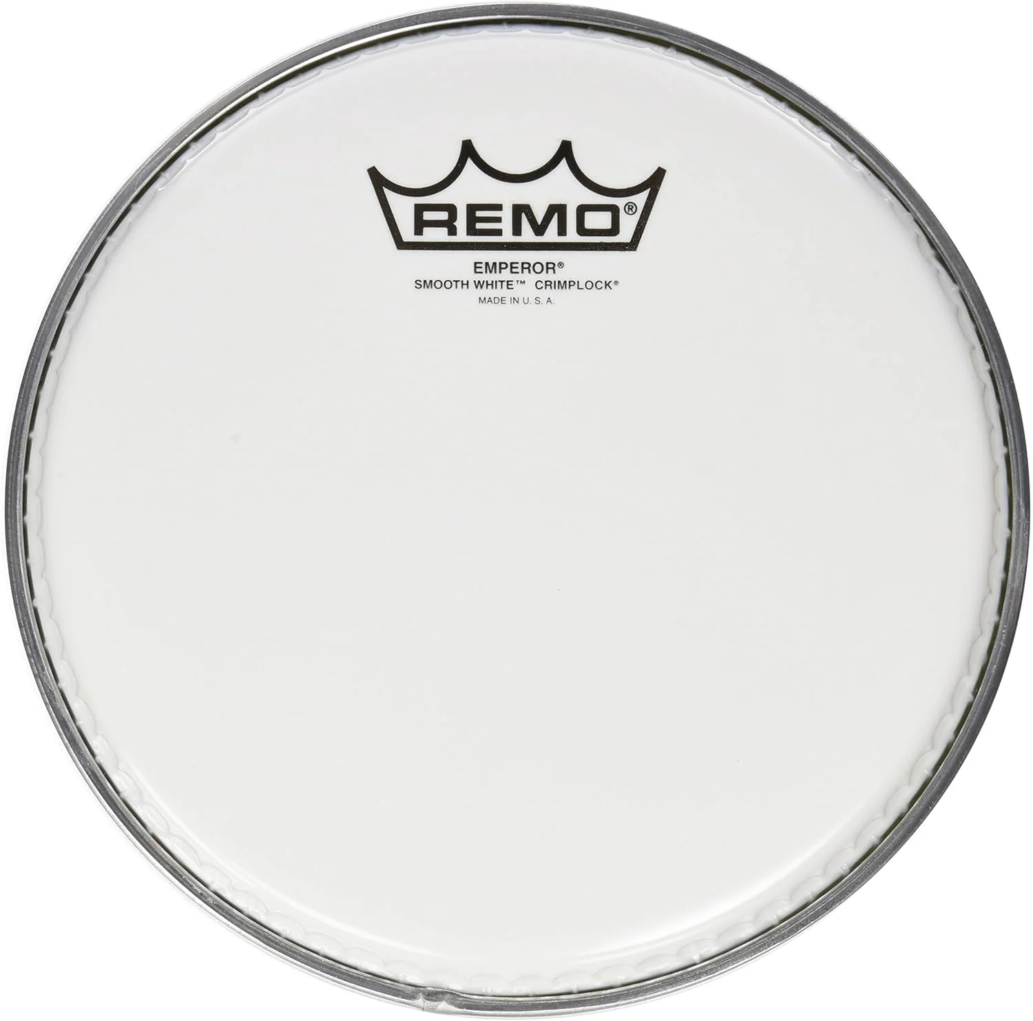 پوست درام تنور Remo Emperor Smooth White™ Crimplock، 8 اینچ