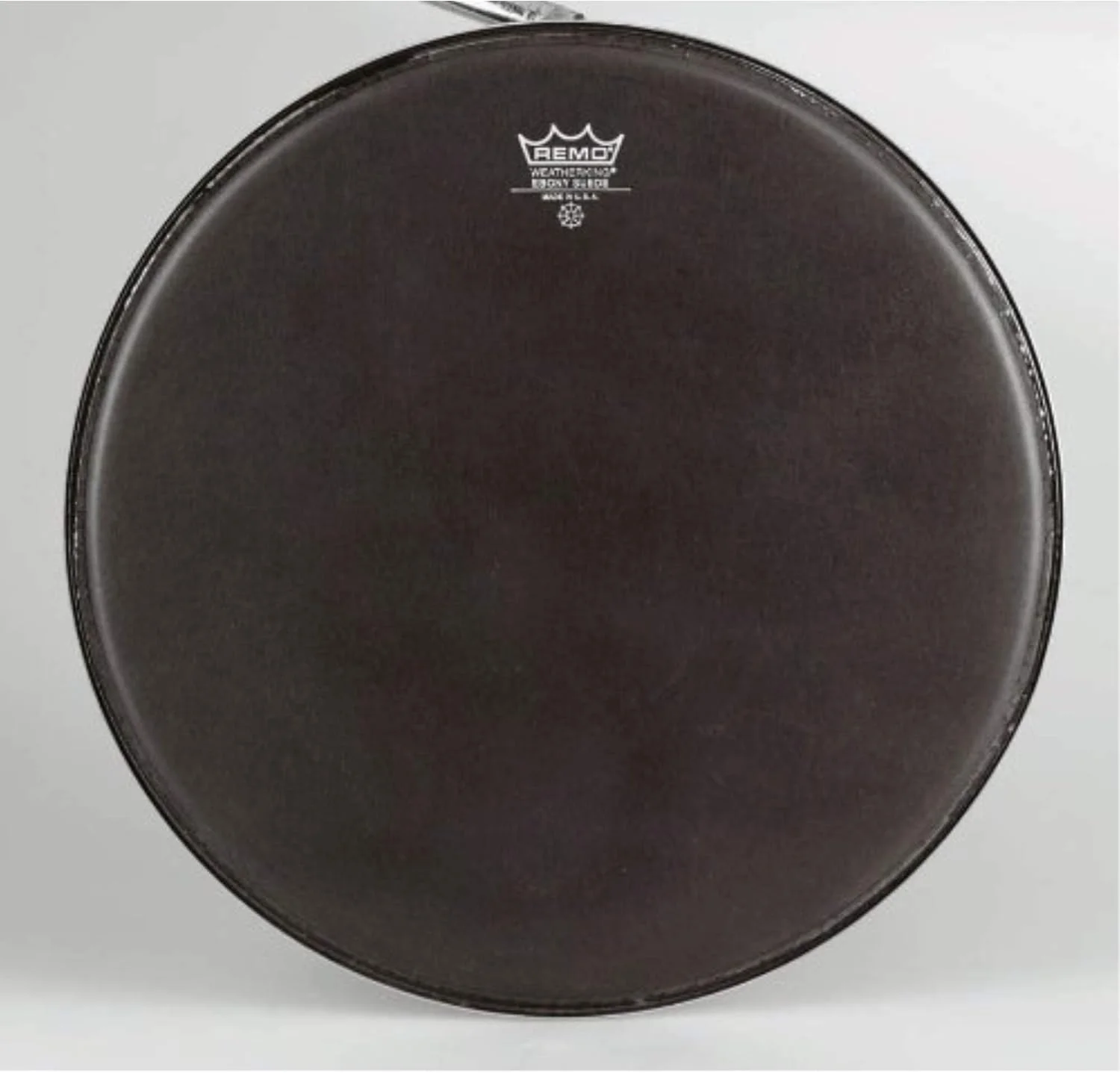 Remo Emperor Black Suede Crimplock Tenor Drumhead, 14"