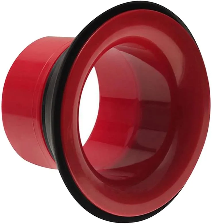 تقویت کننده درام باس PRATYAHARA، تقویت کننده ضربه درام باس لاستیکی ABS با محافظ سوراخ پورت مشکی، سر درام سوراخ میکروفون، قرمز
