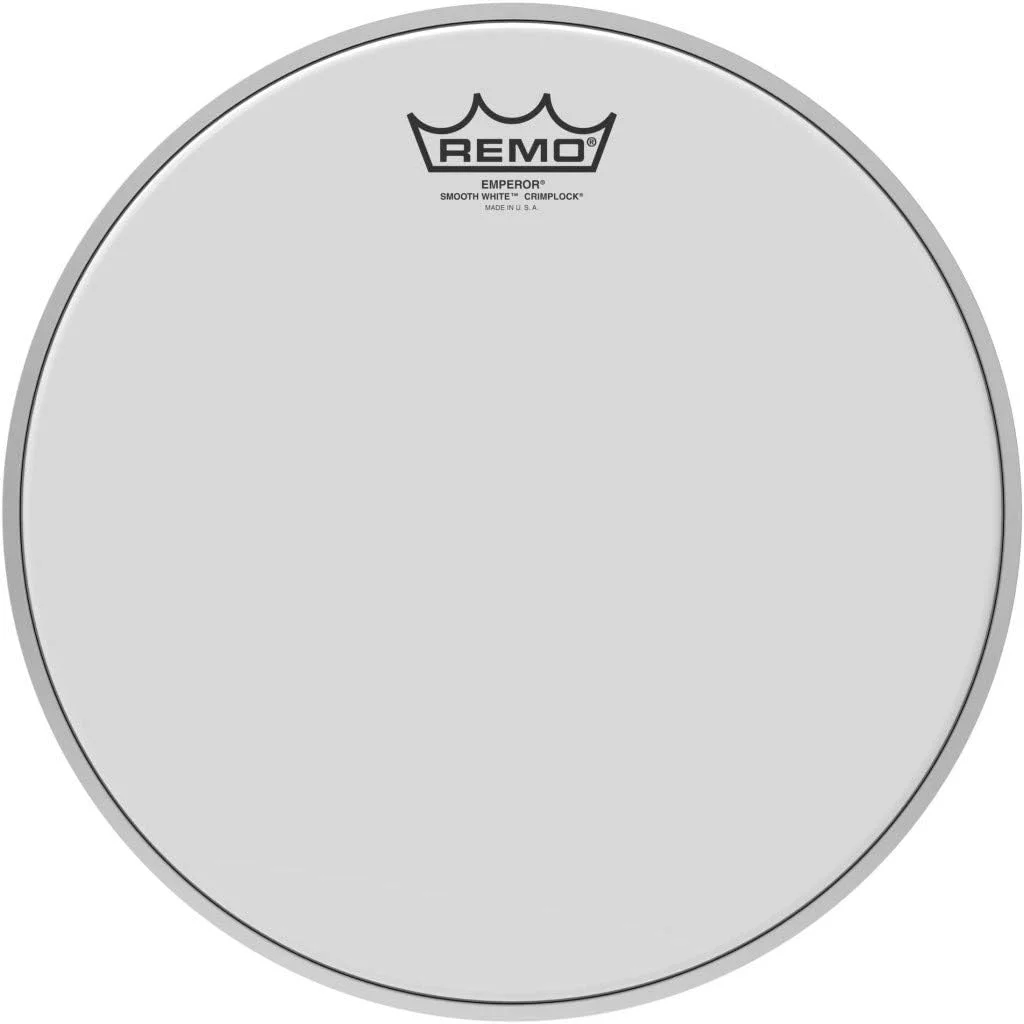 پوست درام تنور ریمو امپرور سفید صاف، 12 اینچ