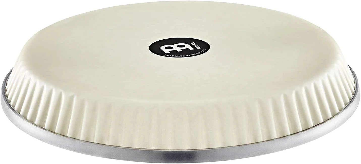 پوست کوبه ای Meinl by REMO برای کانگای Meinl با رینگ های سنتی - ساخت آمریکا - 12 1/2 اینچ Skyndeep، پوست گوساله مشکی (RTHEAD-1212BK)