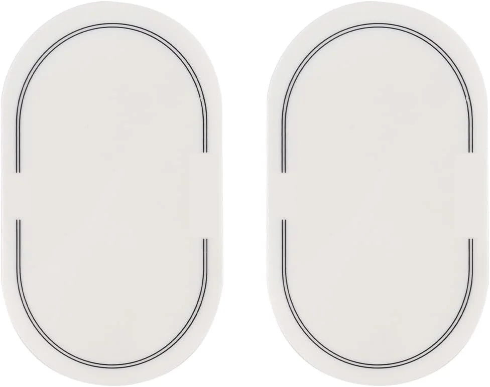 برچسب محافظ پوسته‌ی درام باس Gorise، بسته 2 عددی، پد محافظ پوسته‌ی درام برای استفاده حرفه ای، سفید