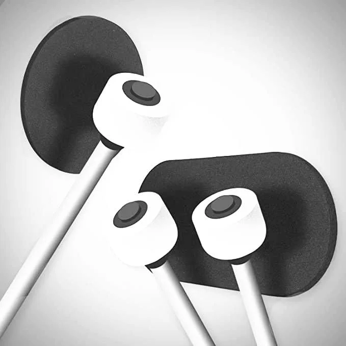 پد محافظ پوست طبل باس Jiayouy، بسته 10 عددی، پدال نئوپرن، محافظ پوست طبل (مشکی)