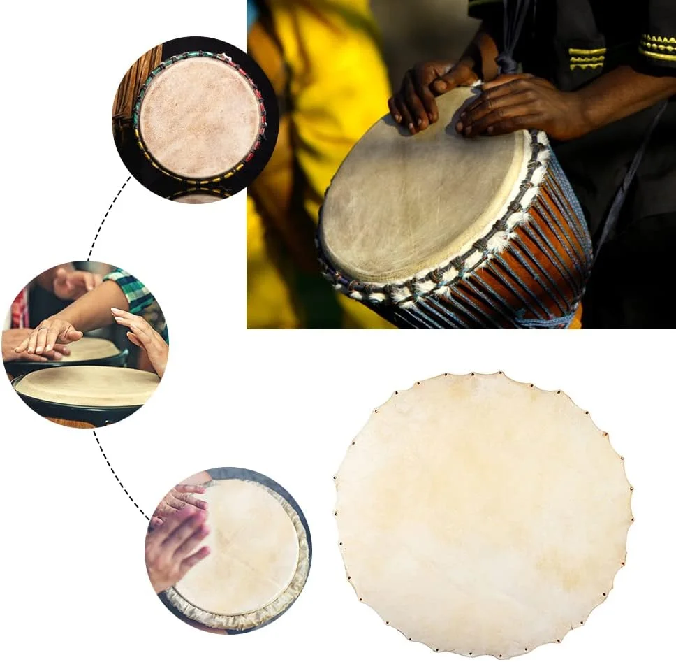 پوست سر درام آفریقایی، مناسب برای درام شامانی، سازهای موسیقی و لوازم جانبی درام پوست سر درام آفریقایی، مناسب برای درام شامانی، سازهای موسیقی و لوازم جانبی درام