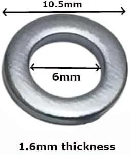 واشرهای میله کشش استیل درامز ROSS برای درام - پرکاشن (بسته 100 عددی) واشرهای میله کشش استیل درامز ROSS برای درام - پرکاشن (بسته 100 عددی)