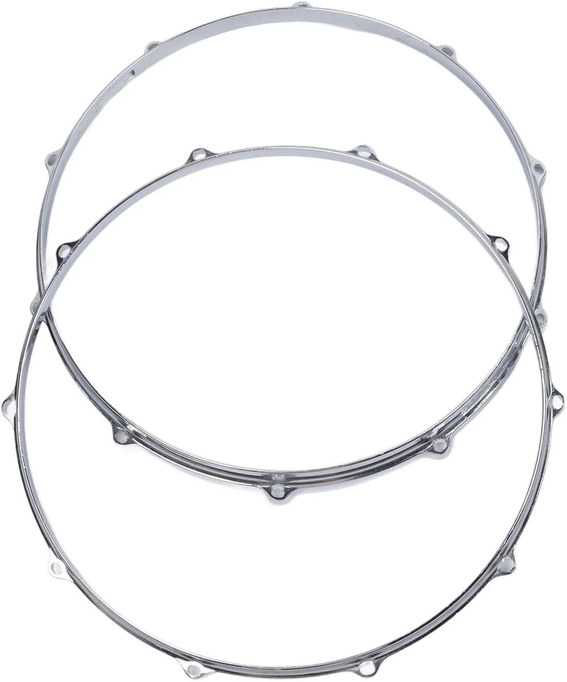 ست حلقه طبل 2 عددی 10 سوراخه، حلقه طبل 10 سوراخه، لوازم جایگزین آلیاژی 14 اینچی برای اجرای مسافرتی