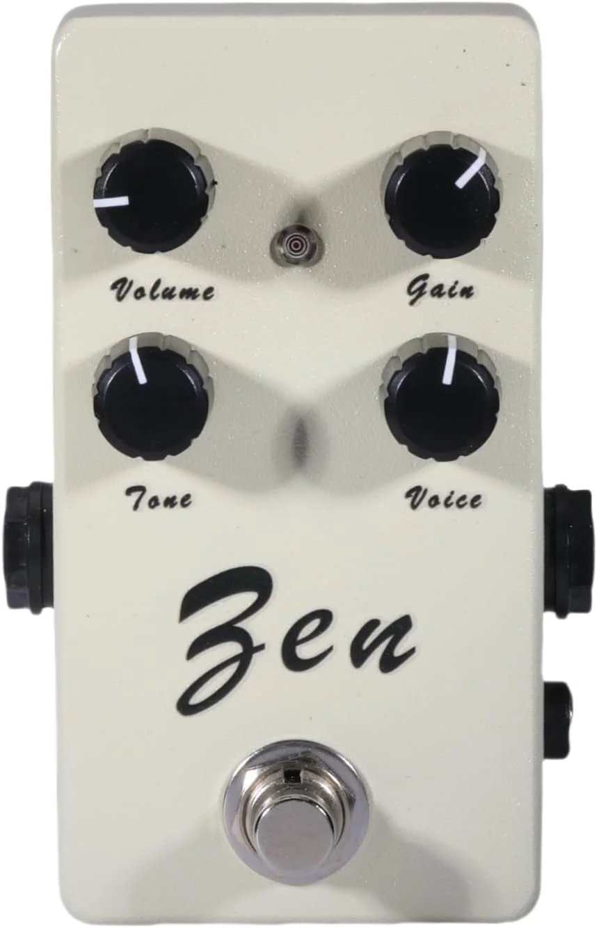 پدال اوردرایو دست‌ساز Zen Boutique - وضوح و پویایی بیشتر | تُن صدای آمپلی‌فایرهای کلاسیک | بای‌پس واقعی | 9V قطب منفی مرکزی