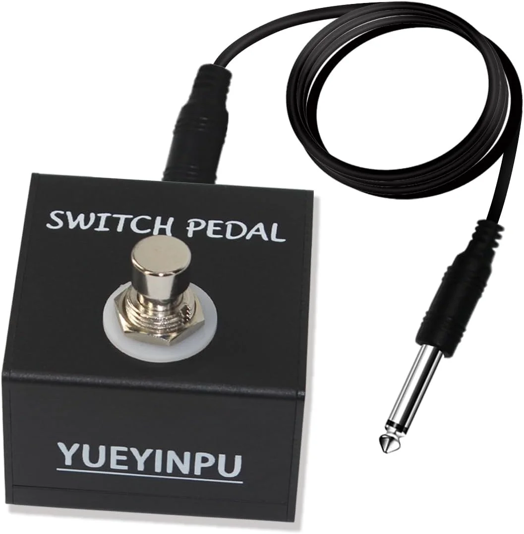 پدال سوئیچ ضربه ای برای پدال افکت گیتار با کابل TS (سوئیچ ضربه ای غیر قفل شونده)