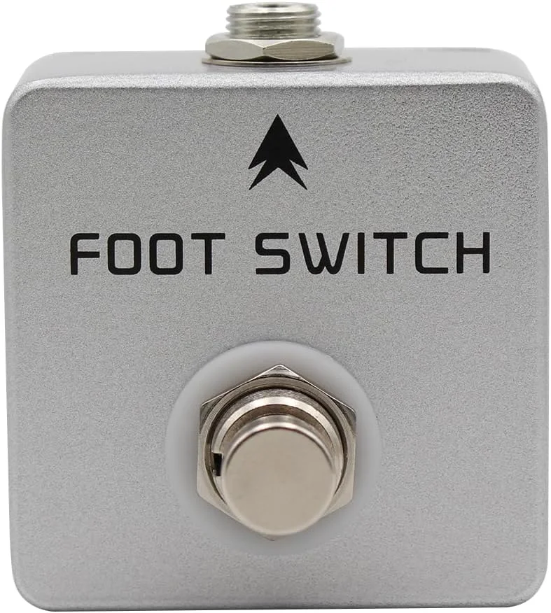 پدال فوت سوییچ TAP SWITCH برای گیتار، یک فوت سوییچ چفتی، فوت سوییچ کانال آمپلی فایر برای پدال های افکت گیتار