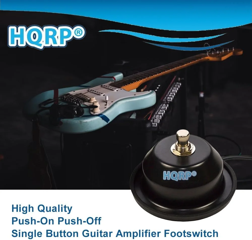 پدال آمپ گیتار تک دکمه HQRP جایگزین برای Fender 099-4049-000 مناسب برای آمپلی فایرهای FM، Mustang، Blues Junior پدال آمپ گیتار تک دکمه HQRP جایگزین برای Fender 099-4049-000 مناسب برای آمپلی فایرهای FM، Mustang، Blues Junior