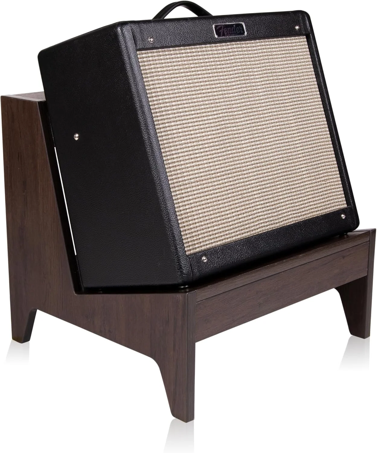 پایه آمپلی فایر گیتار چوبی کوچک سری Elite Frameworks Gator با روکش گردویی تیره (GFW-ELITEGTRAMPSM-BRN)