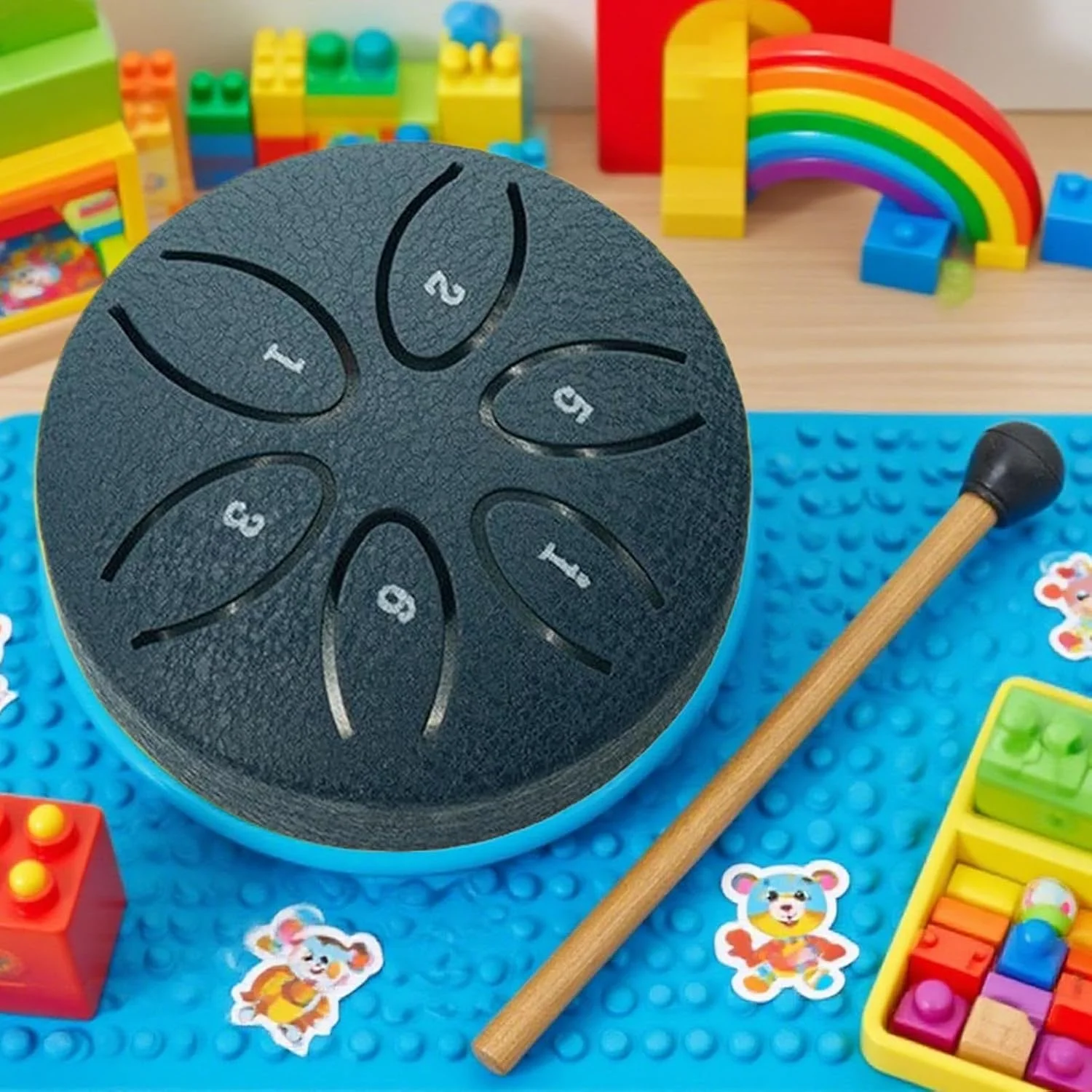 درام باران باغ - درام موسیقی زبانی فولادی 3 اینچی با 6 نت، ساز کوبه ای دستی آموزشی برای مدیتیشن آرامش بخش، تمرین ذهن آگاهی، یوگا، بزرگسالان و مبتدیان درام باران باغ - درام موسیقی زبانی فولادی 3 اینچی با 6 نت، ساز کوبه ای دستی آموزشی برای مدیتیشن آرامش بخش، تمرین ذهن آگاهی، یوگا، بزرگسالان و مبتدیان