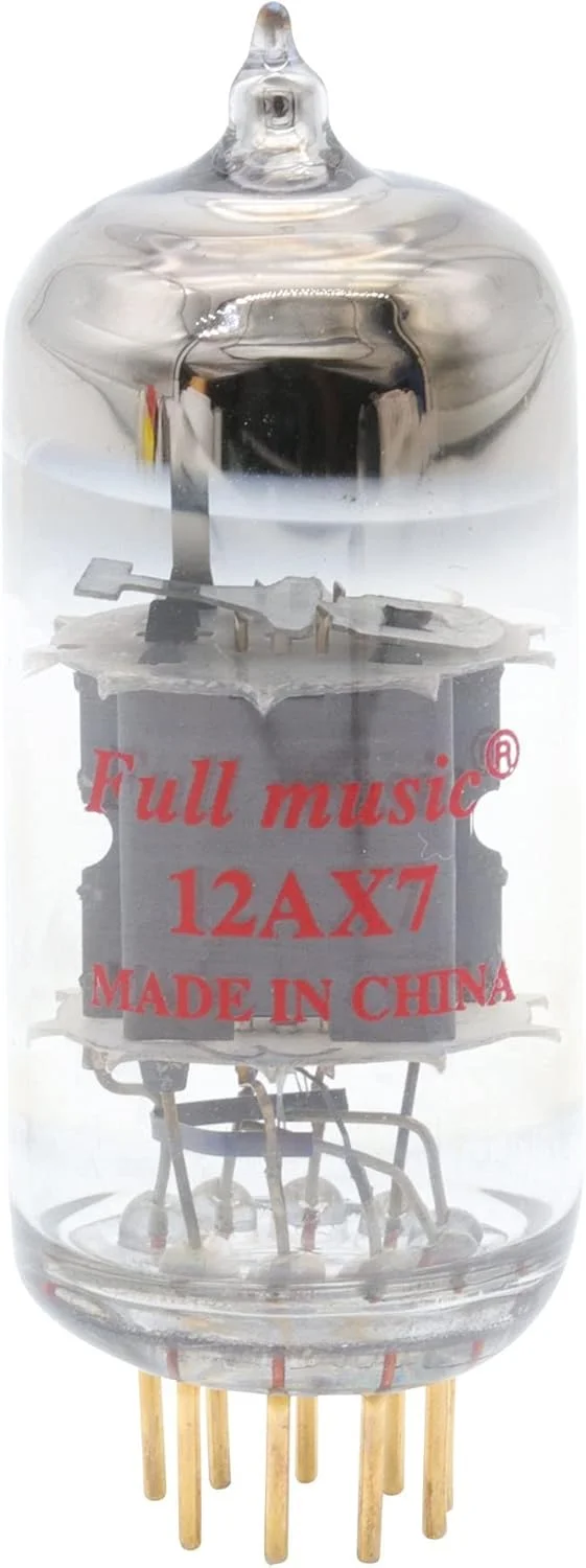 لامپ های خلاء TJ Fullmusic 12AX7 ECC83 12AU7 ECC82 برای تقویت کننده های صوتی HiFi قدیمی، آمپلی فایر گیتار و پیش تقویت کننده هدفون (سایز: تک - 12AX7)