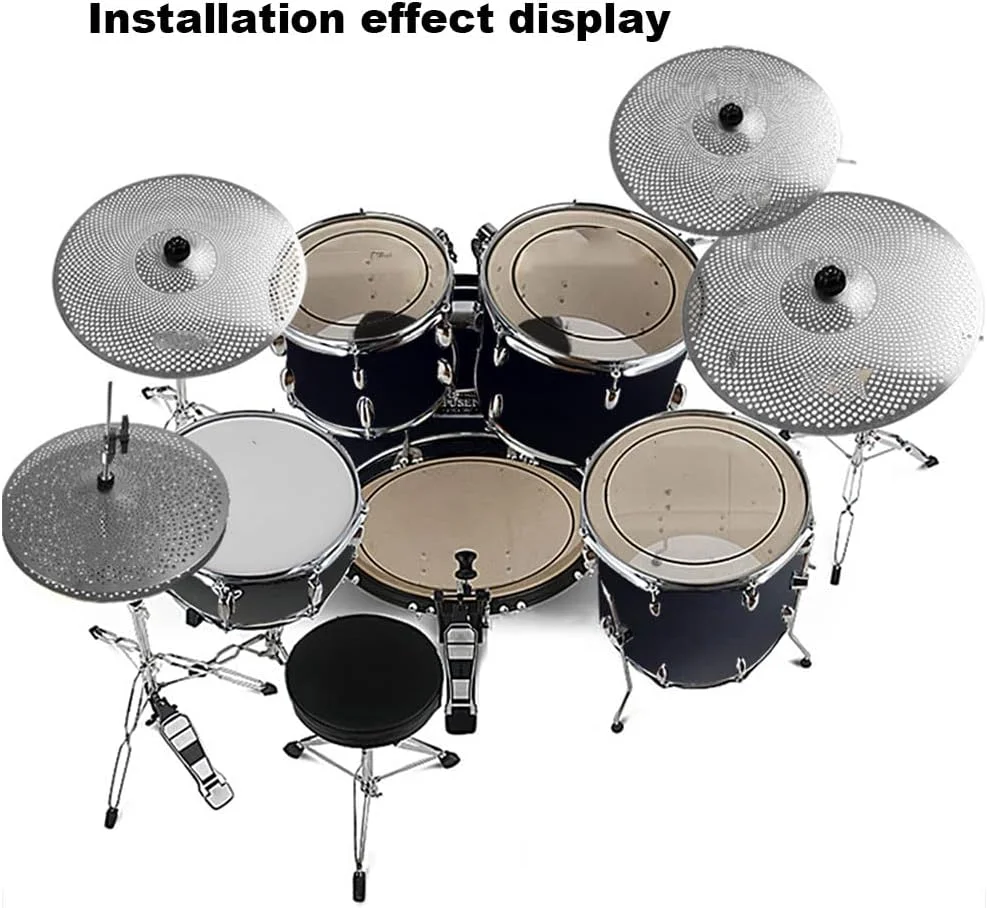 سنج درام، سنج های بی صدا/نرم، سایزهای 14/16/18/20 اینچ