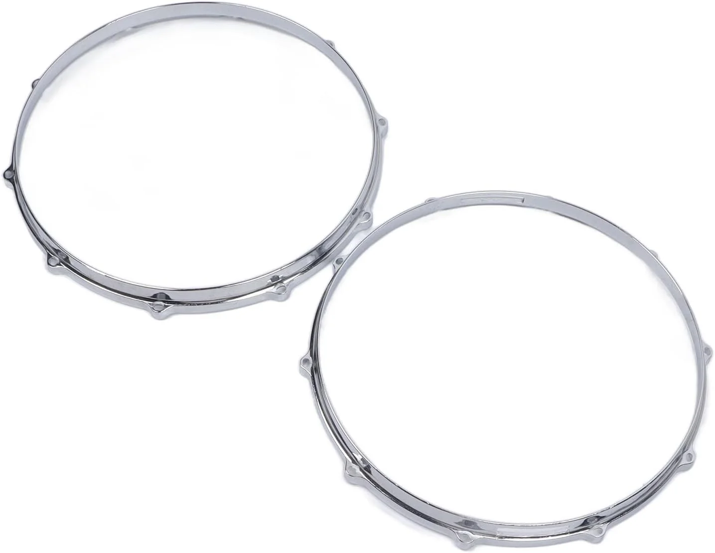 ست حلقه طبل ۲ عددی، ۱۰ سوراخه ۱۴ اینچی آلیاژی، بهبود صدا، حلقه تزئینی طبل، آلیاژ باتر برای اجرا، خانه، مسافرت