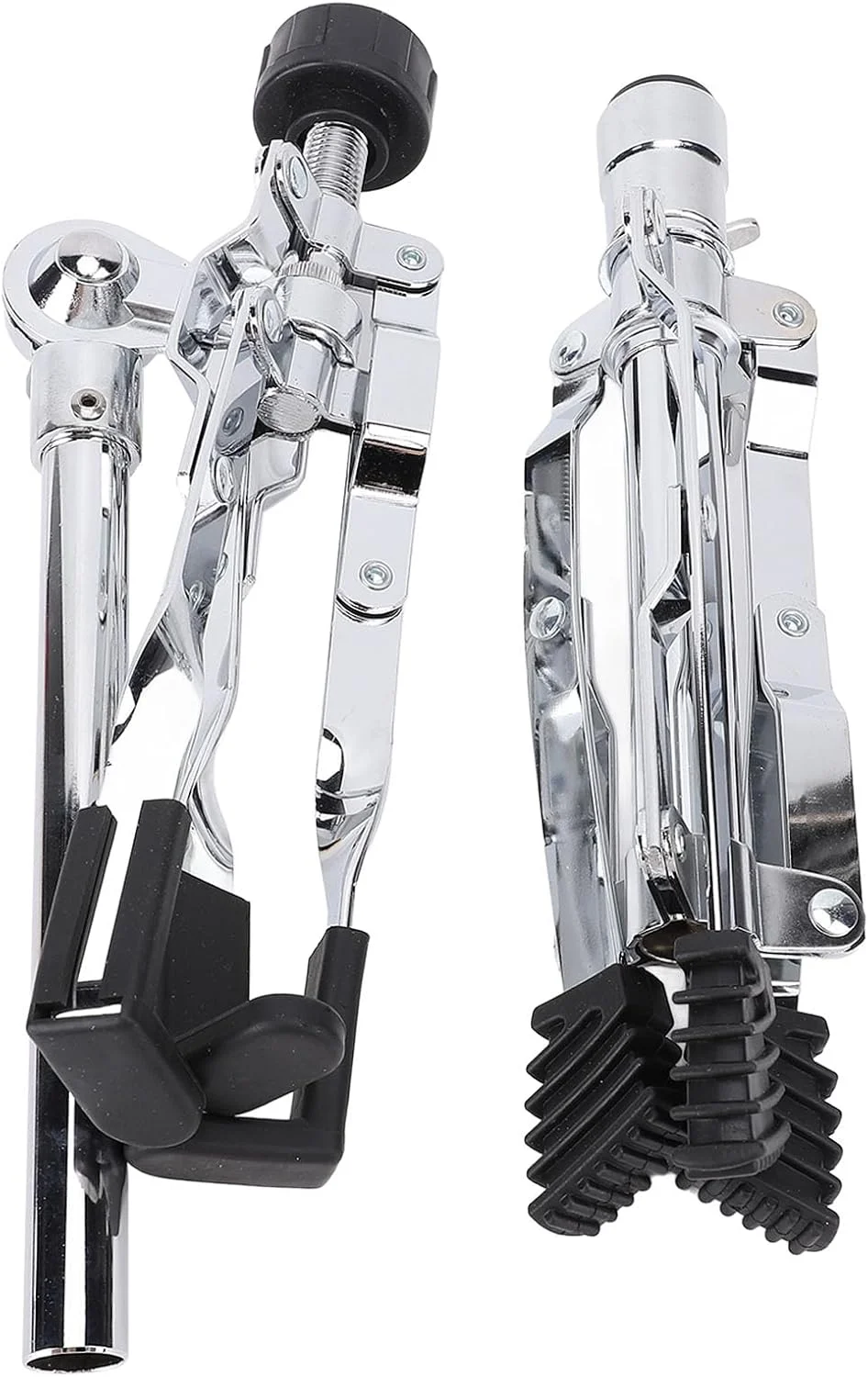 پایه تاشو برای درام اسنر با پشتیبانی دوگانه و ارتفاع قابل تنظیم 55-60 سانتی متر، پایه قابل حمل برای تمرین درام برای نوازندگان