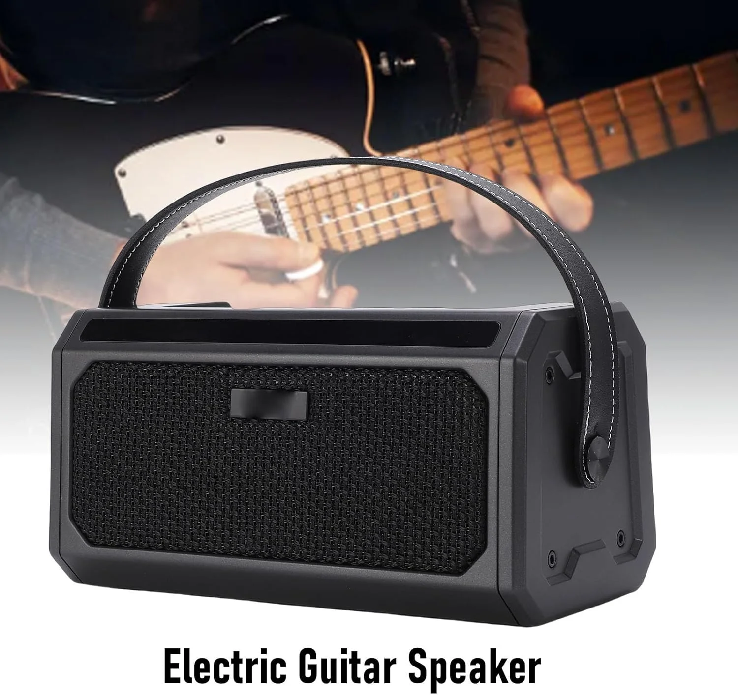 آمپلی فایر گیتار الکتریک قابل حمل 10 واتی با جک هدفون برای تمرین در فضای باز آمپلی فایر گیتار الکتریک قابل حمل 10 واتی با جک هدفون برای تمرین در فضای باز