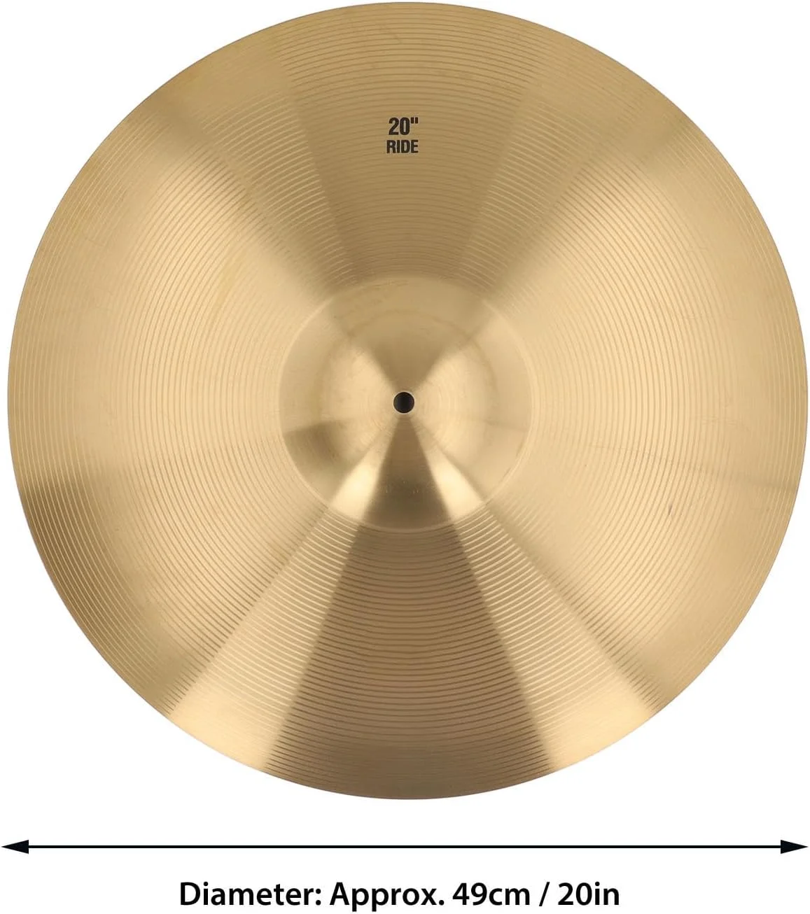 سنج درام برنجی با صدای رسا برای تمرین نوازندگان حرفه‌ای (20 اینچ)