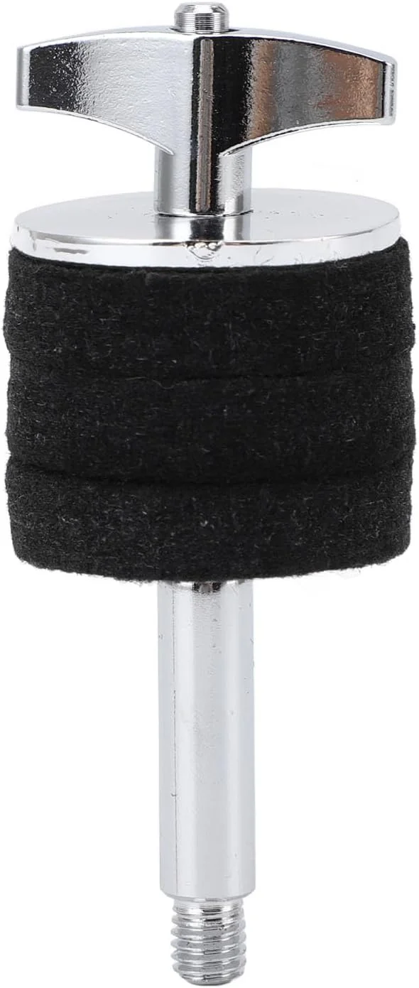 پایه استکر سنج فافیسی، آلیاژ آلومینیوم با نمد، استند سنج، بازوی نگهدارنده جاذب شوک برای درام ست (نقره ای)