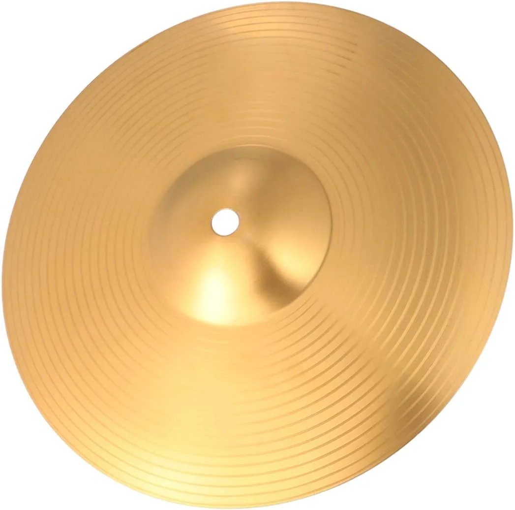 سنج درام تصادفی EXCEART، سنج درام باس، جایگزین کوبه ای، پرداخت سنتی برنجی برای درام 10 اینچ