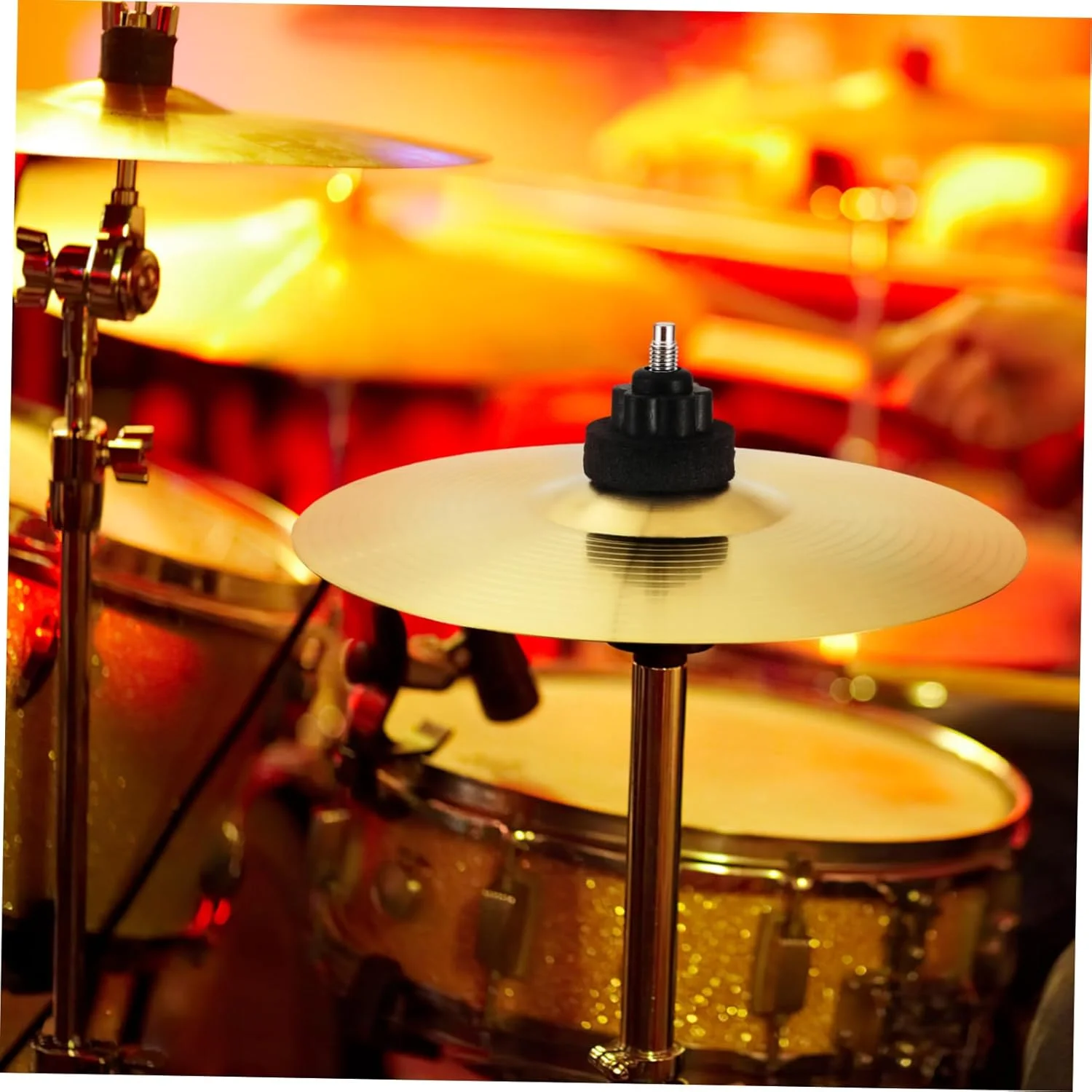 EXCEART سنج های Hi Hat سنج تصادف/سواری سنج برنجی سنج Hi-hat محکم برای نوازندگان درام درام کوبه ای، 8 اینچ